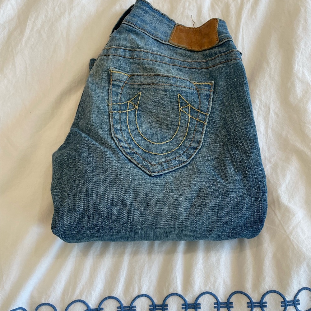 True religion low rise flare jeans - Picture 4 of 5